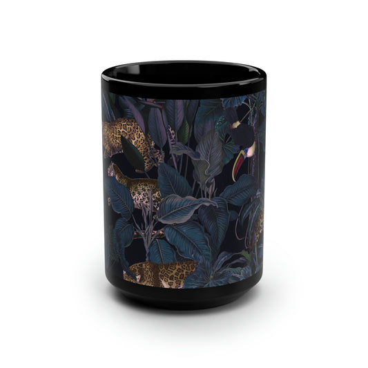 Hey Huetiful Black Mug, 15oz