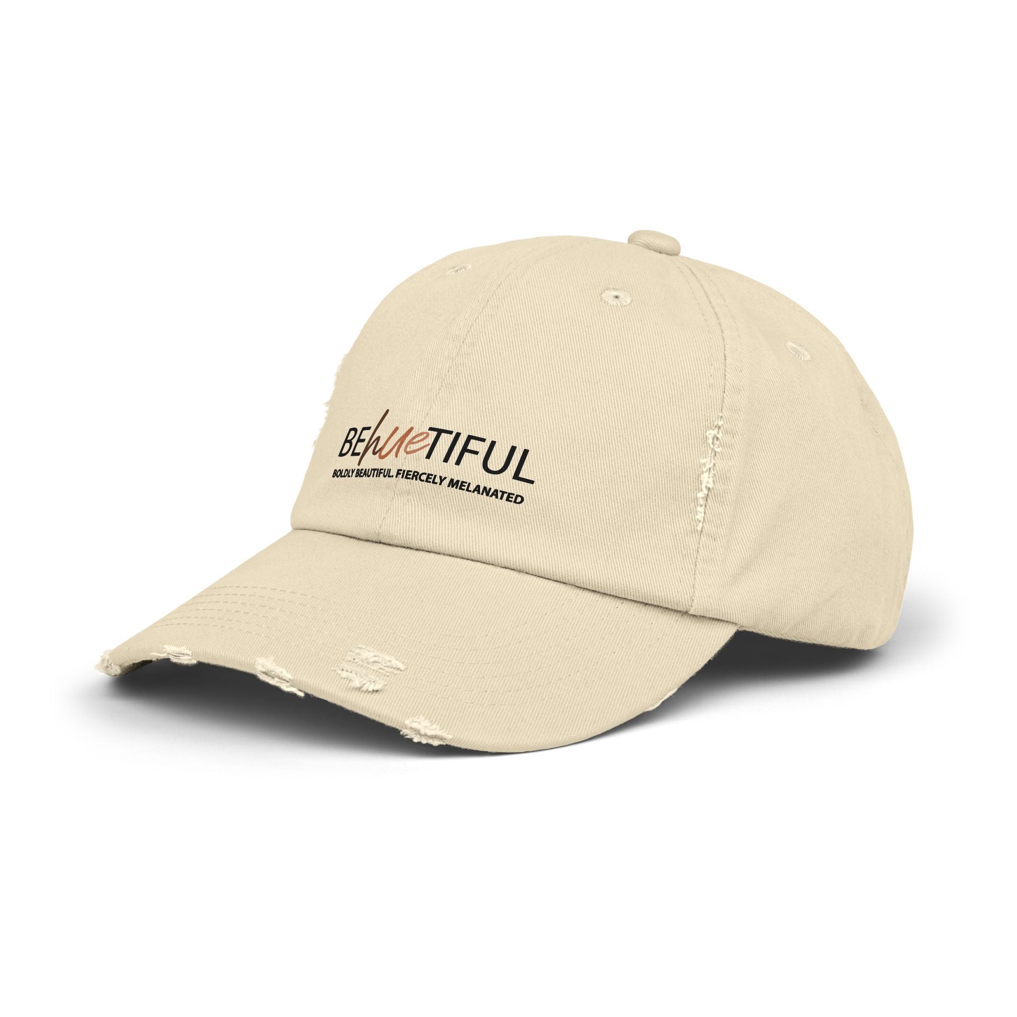 Boldly Beautiful. Fiercely Melanted Distressed Cap