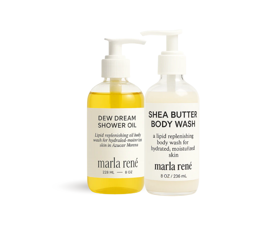 Shower Ritual Duo — Shea Butter Body Wash + Dew Dream Shower Oil