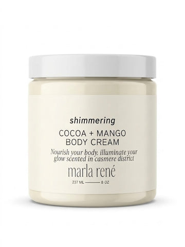 Shimmering Cocoa + Mango Body Cream