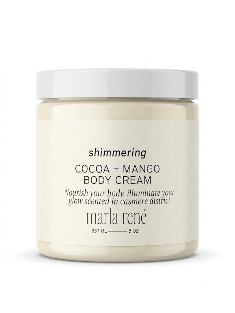 Shimmering Cocoa + Mango Body Cream