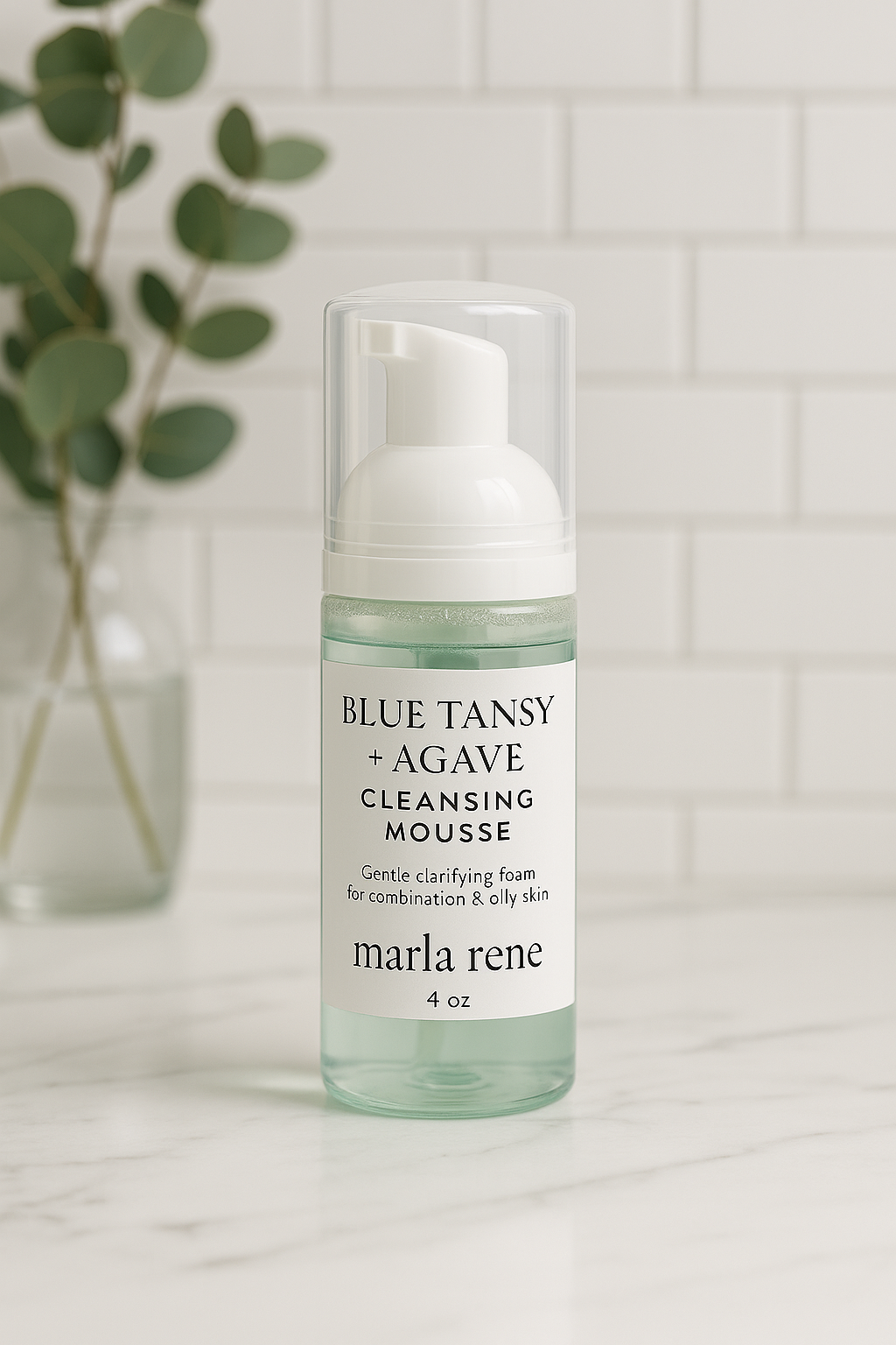 Blue Tansy + Agave Clarifiying Cleansing Mousse