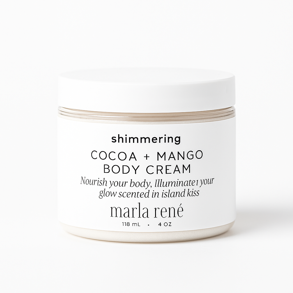 **SHIMMERING** Cocoa + Mango Body Cream